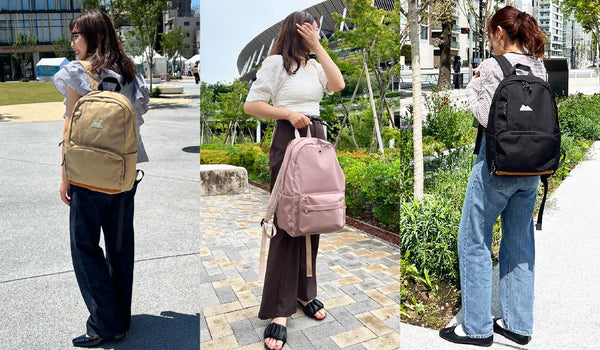 近年流行りの「大人リュック」スタイル