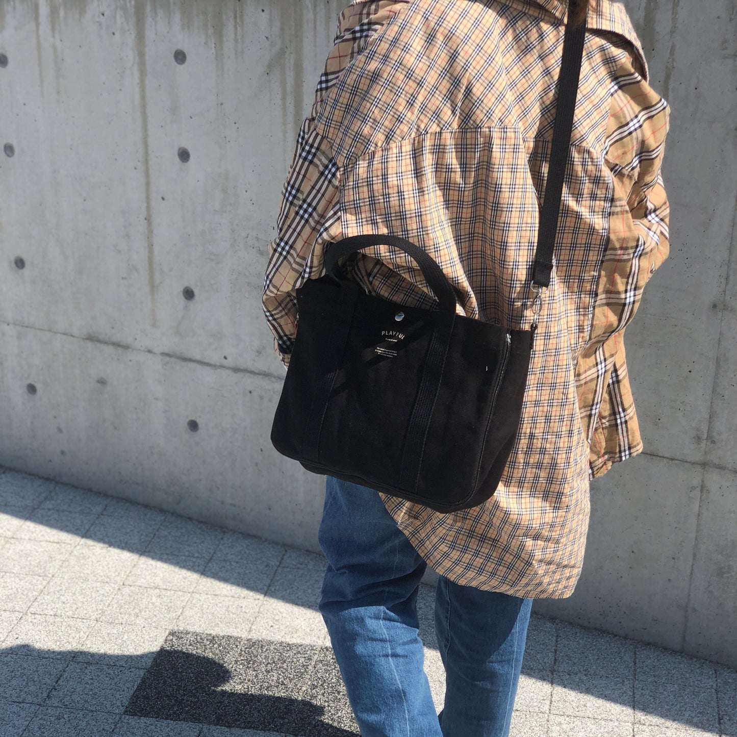 J6163PLAYFULマチが広がるトート