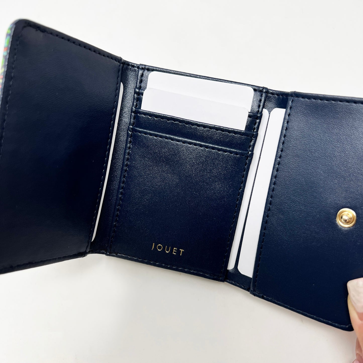J6611 アートプリントがま口財布