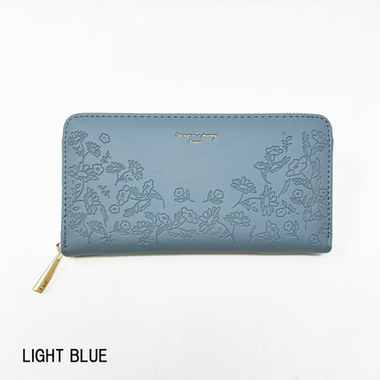 J6853 花素押し長財布