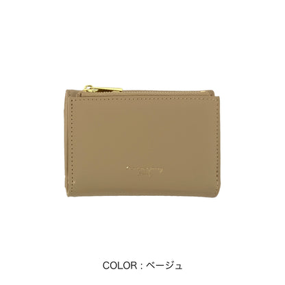 J7145 グロッシー三つ折り財布