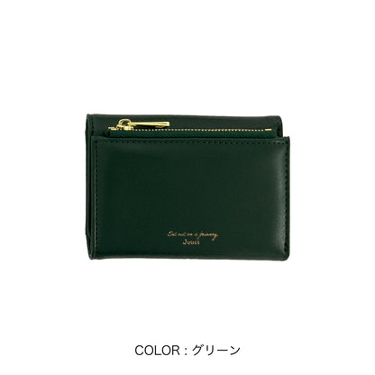 J7145 グロッシー三つ折り財布