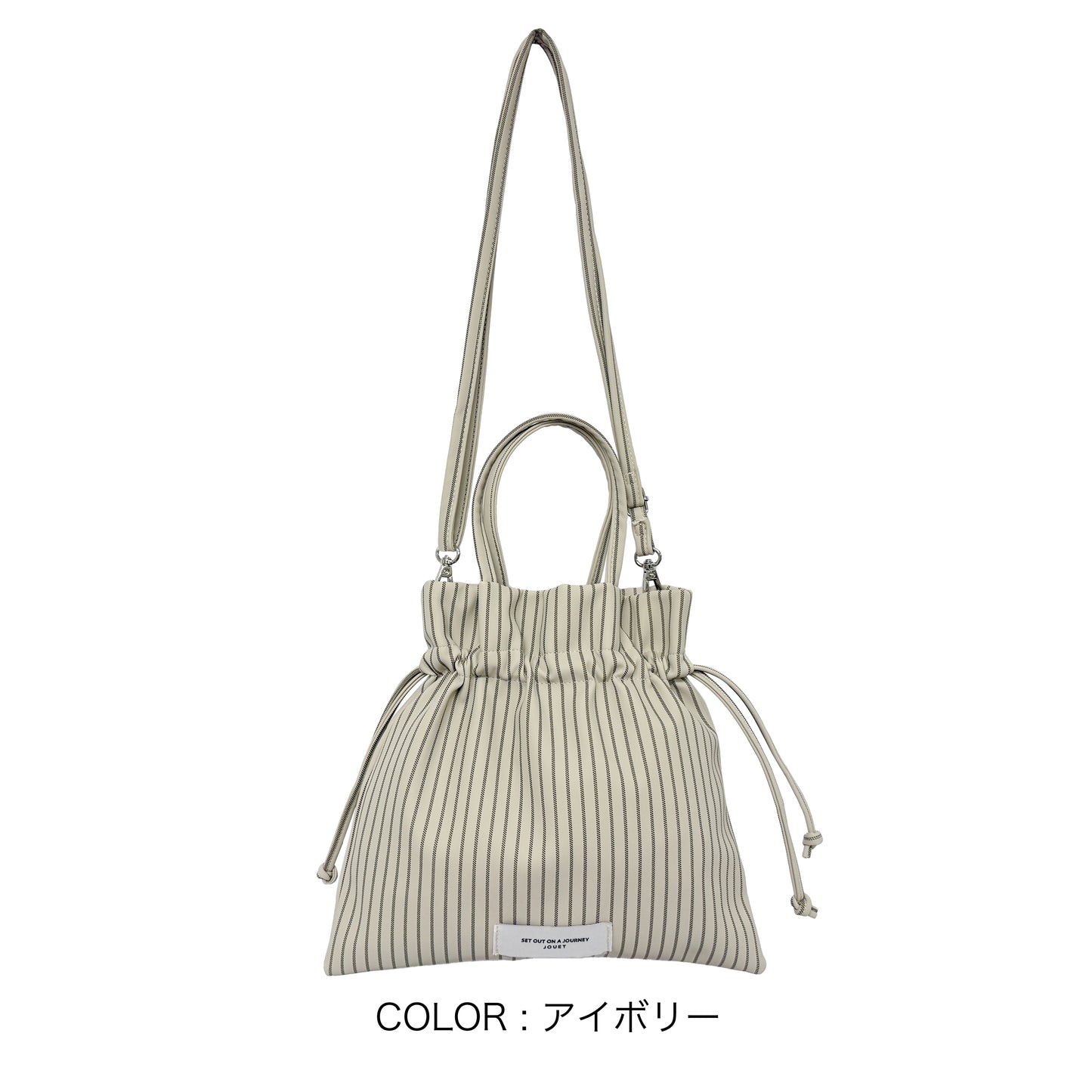 J7393 合皮巾着ショルダー