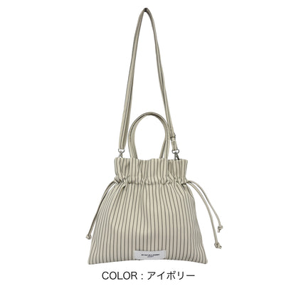 J7393 合皮巾着ショルダー