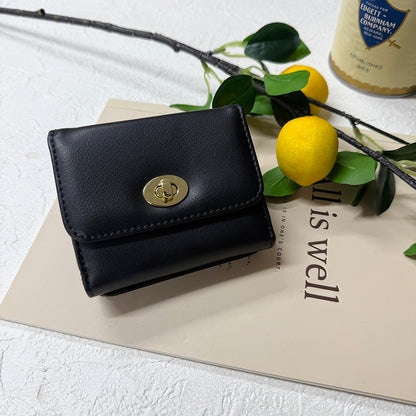 J7471 ひねり金具三つ折り財布