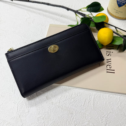 J7472 ひねり金具L字長財布