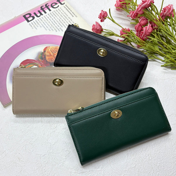 J7472 ひねり金具L字長財布