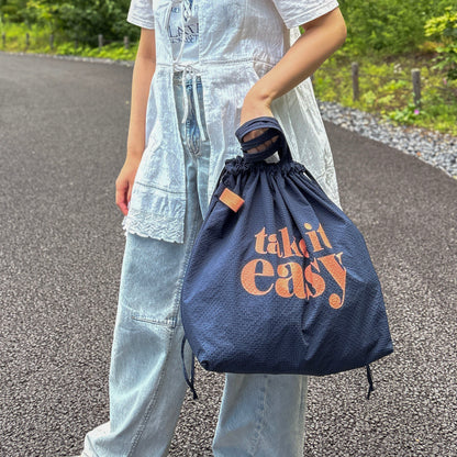 J7491 くるっとコンパクト巾着トート