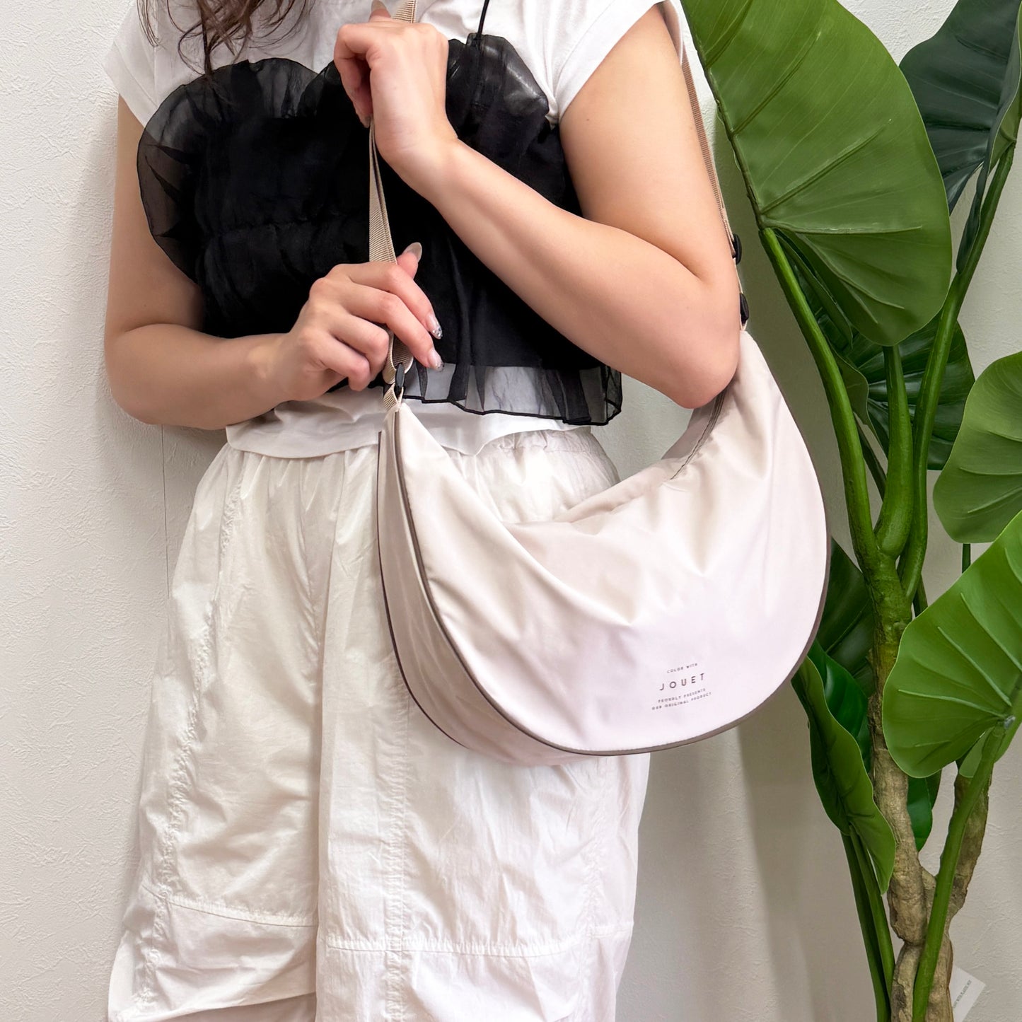 J7501 カラーパイピングミニショルダー