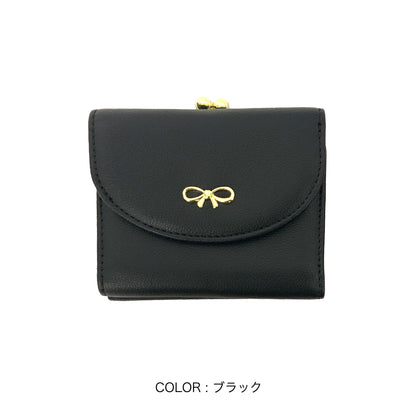J7511 リボン金具がま口財布