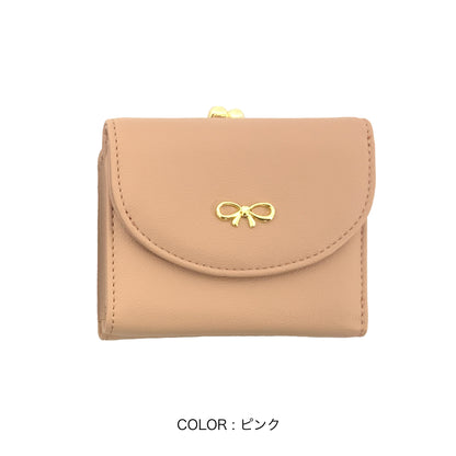 J7511 リボン金具がま口財布