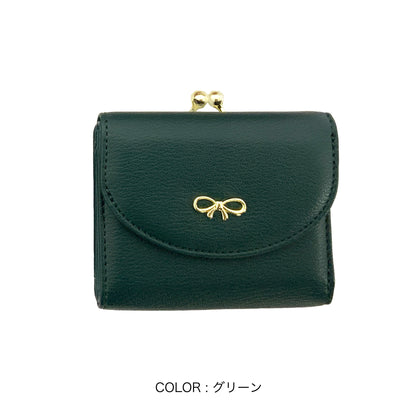J7511 リボン金具がま口財布