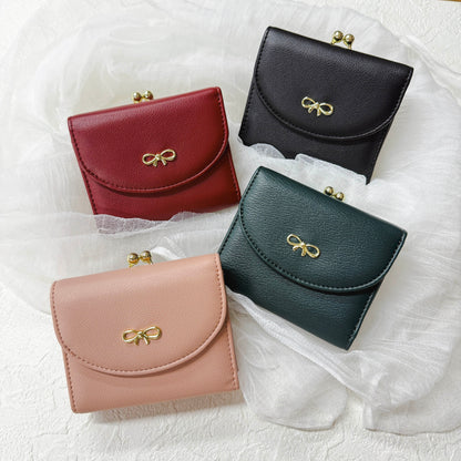 J7511 リボン金具がま口財布