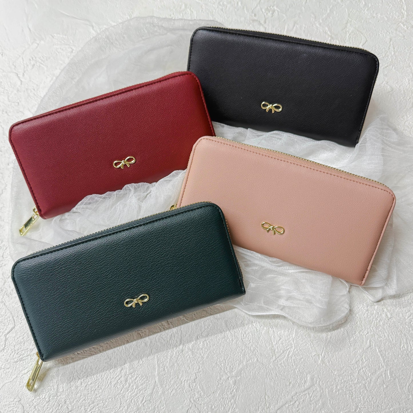 J7512 リボン金具長財布