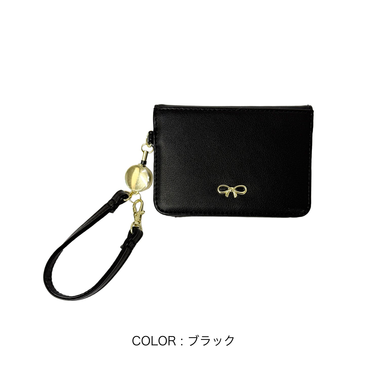 J7513 リボン金具2つ折りﾊﾟｽｹｰｽ