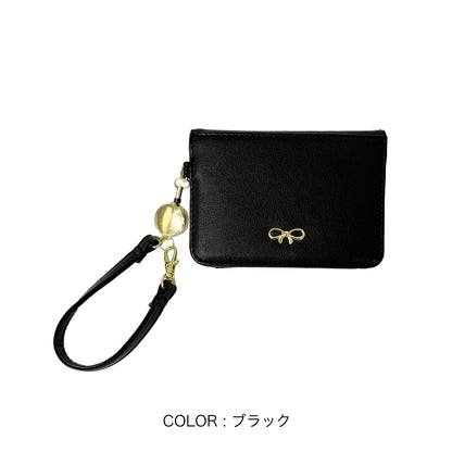 J7513 リボン金具2つ折りﾊﾟｽｹｰｽ