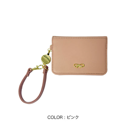 J7513 リボン金具2つ折りﾊﾟｽｹｰｽ