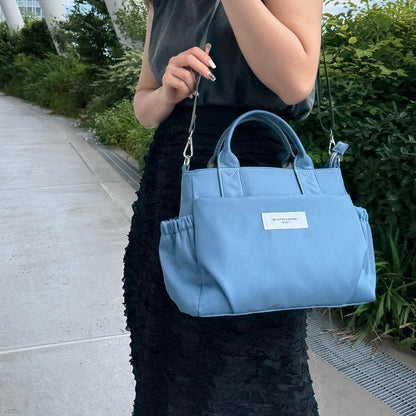 J7562 微光沢10ポケット2WAYトート