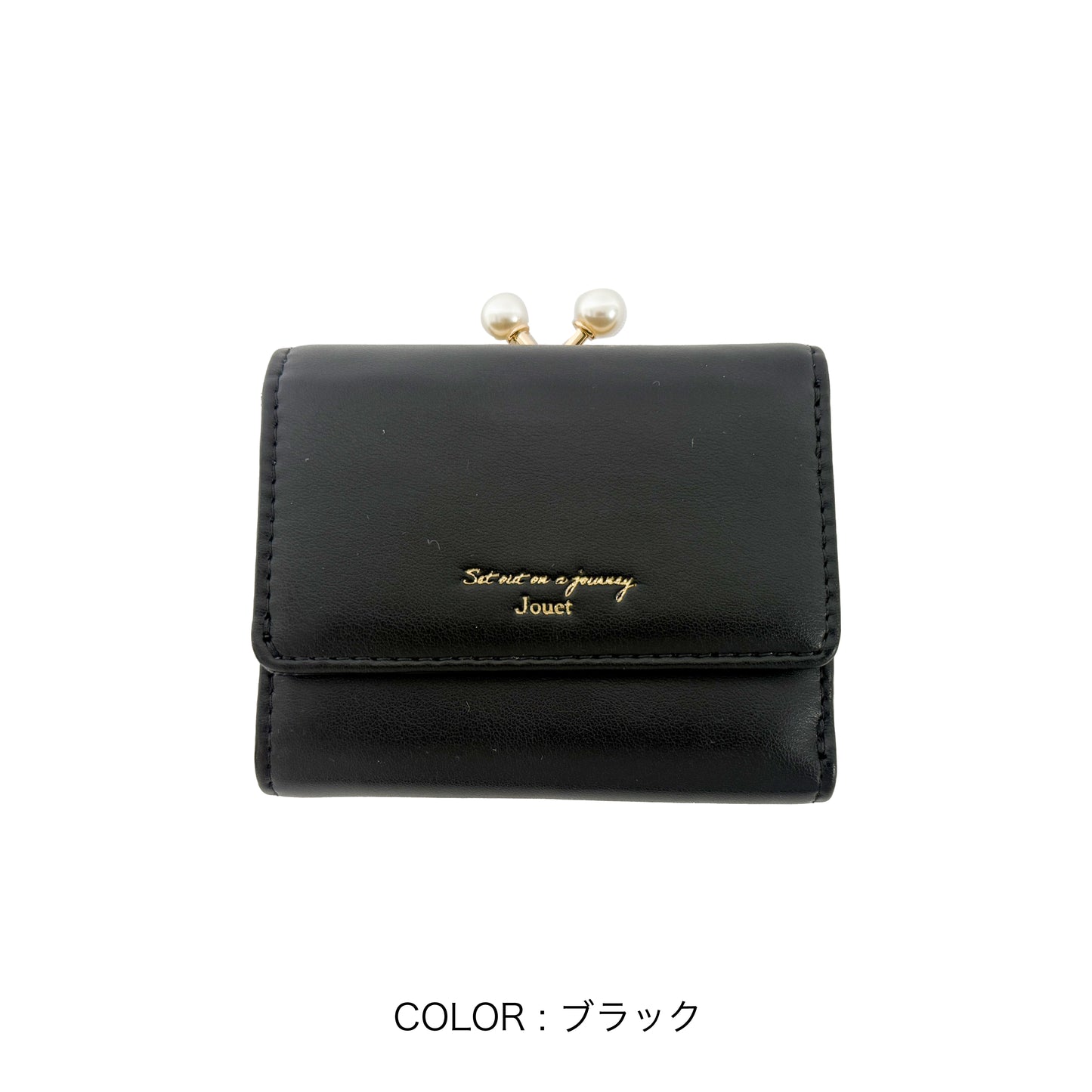 J7611 パールがま口財布