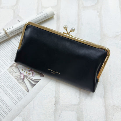 J7612 パールがま口長財布