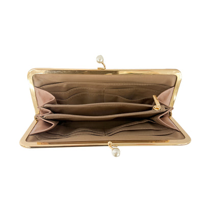 J7612 パールがま口長財布