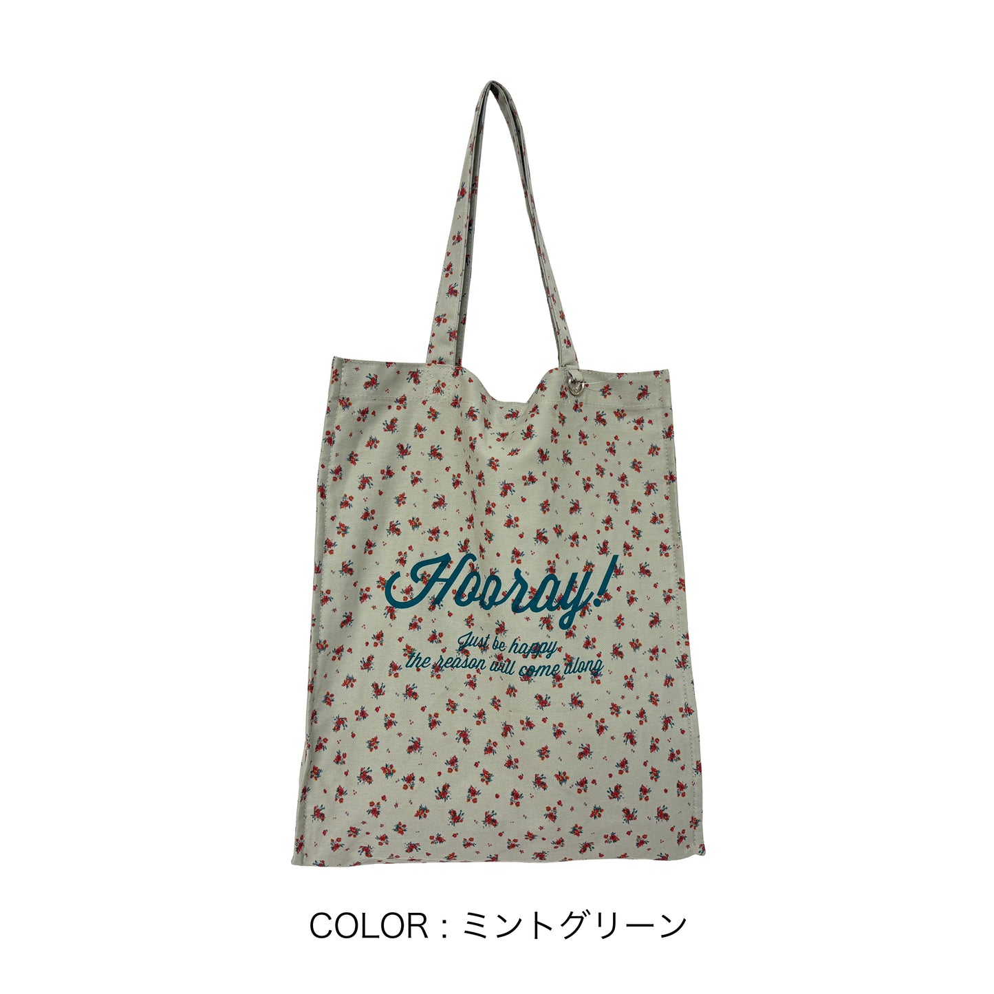 J7641 小花柄トート