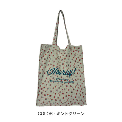 J7641 小花柄トート