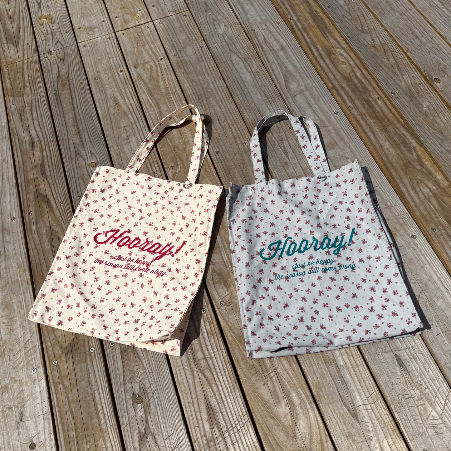 J7641 小花柄トート