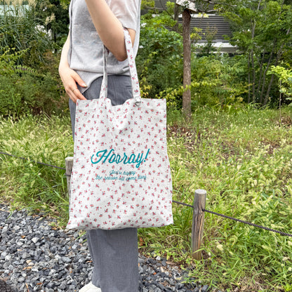 J7641 小花柄トート