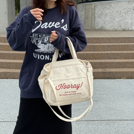 J7662　Wフェイスキャンバス2WAYトート