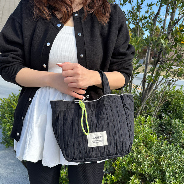 J7671 太プリーツランチトート