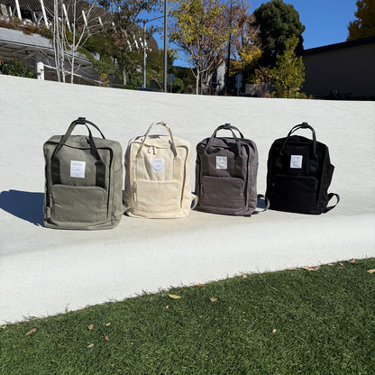 J7691 スクエアキャンバスリュック