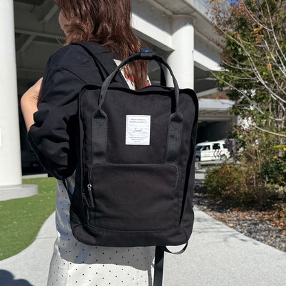 J7691 スクエアキャンバスリュック