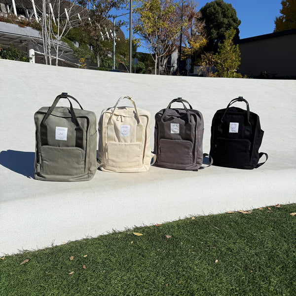 J7691 スクエアキャンバスリュック