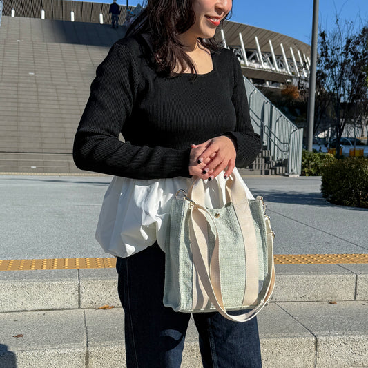 J7701 サマーツイードトート