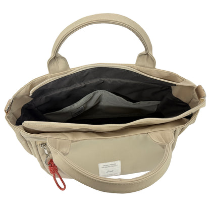 J7742 チャーム付きスクエア2WAYトート