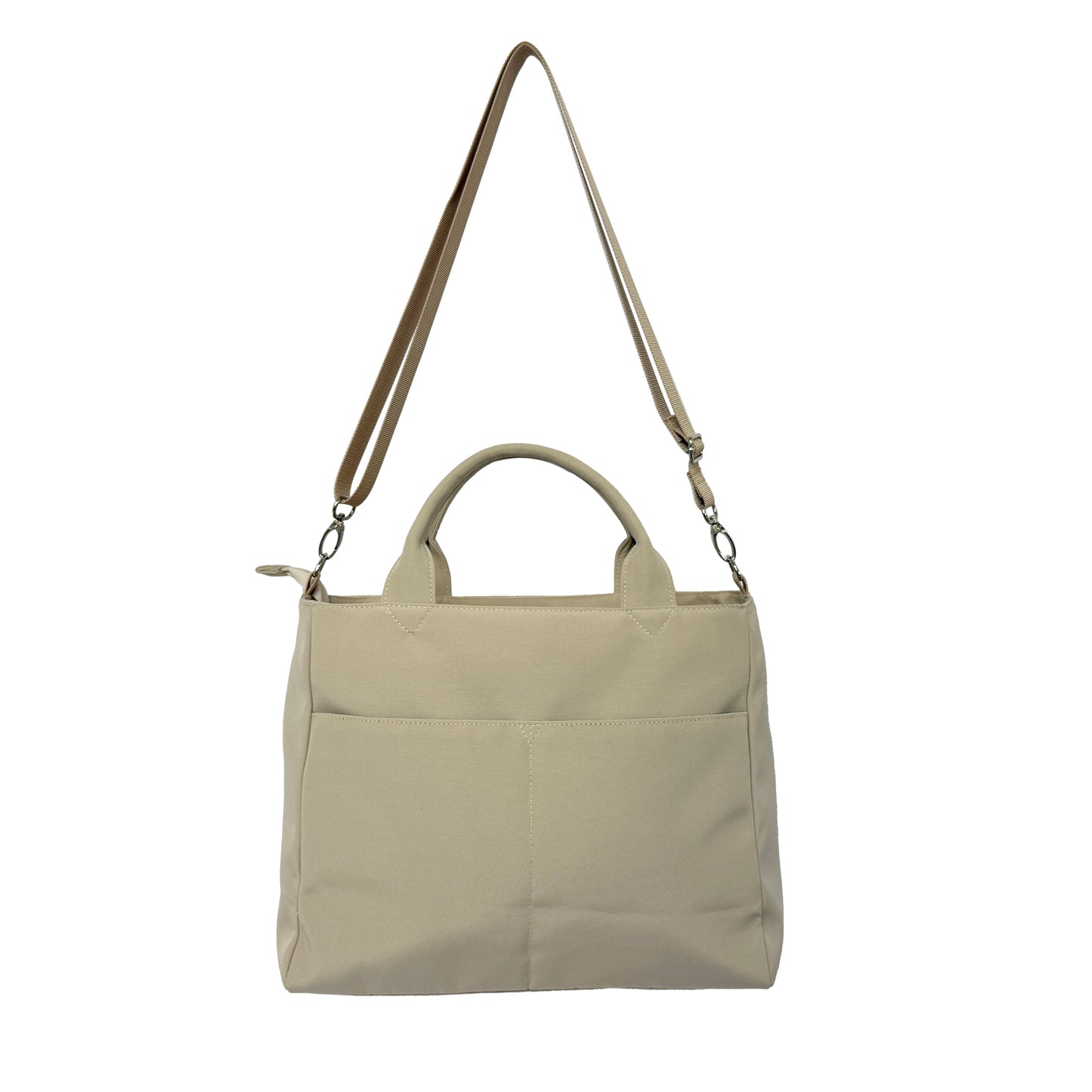 J7742 チャーム付きスクエア2WAYトート