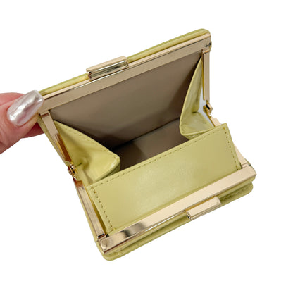 J7801 クロス編み風がま口財布
