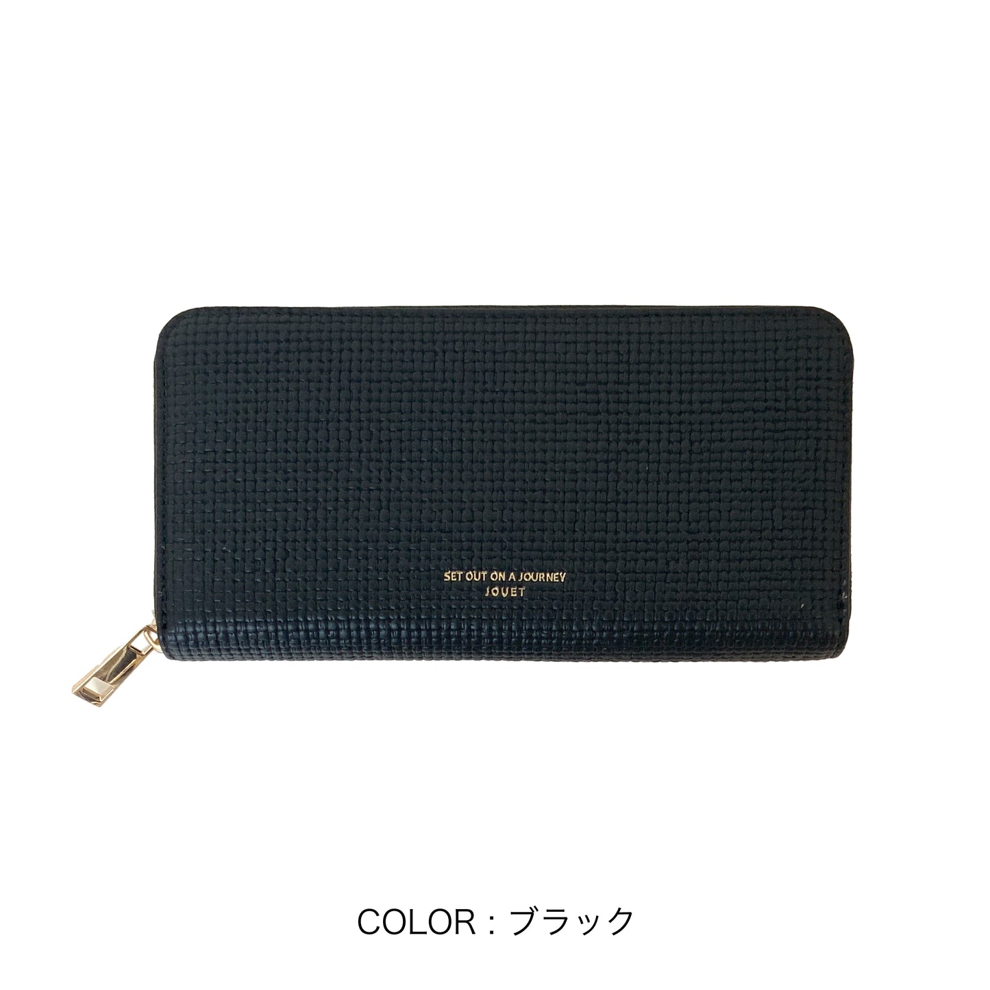 J7802 クロス網み風長財布