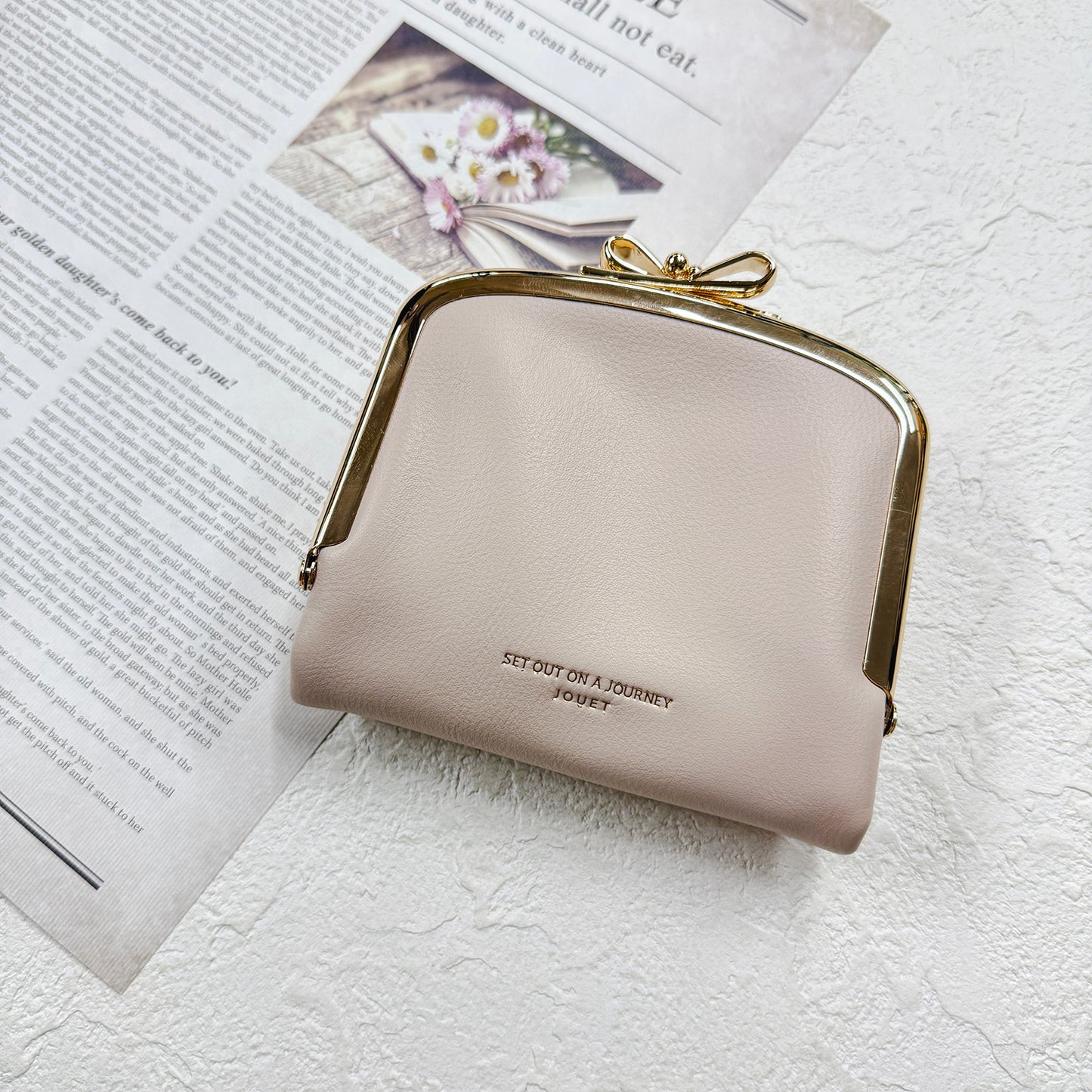 J7811 リボン口金2つ折り財布