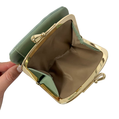 J7811 リボン口金2つ折り財布