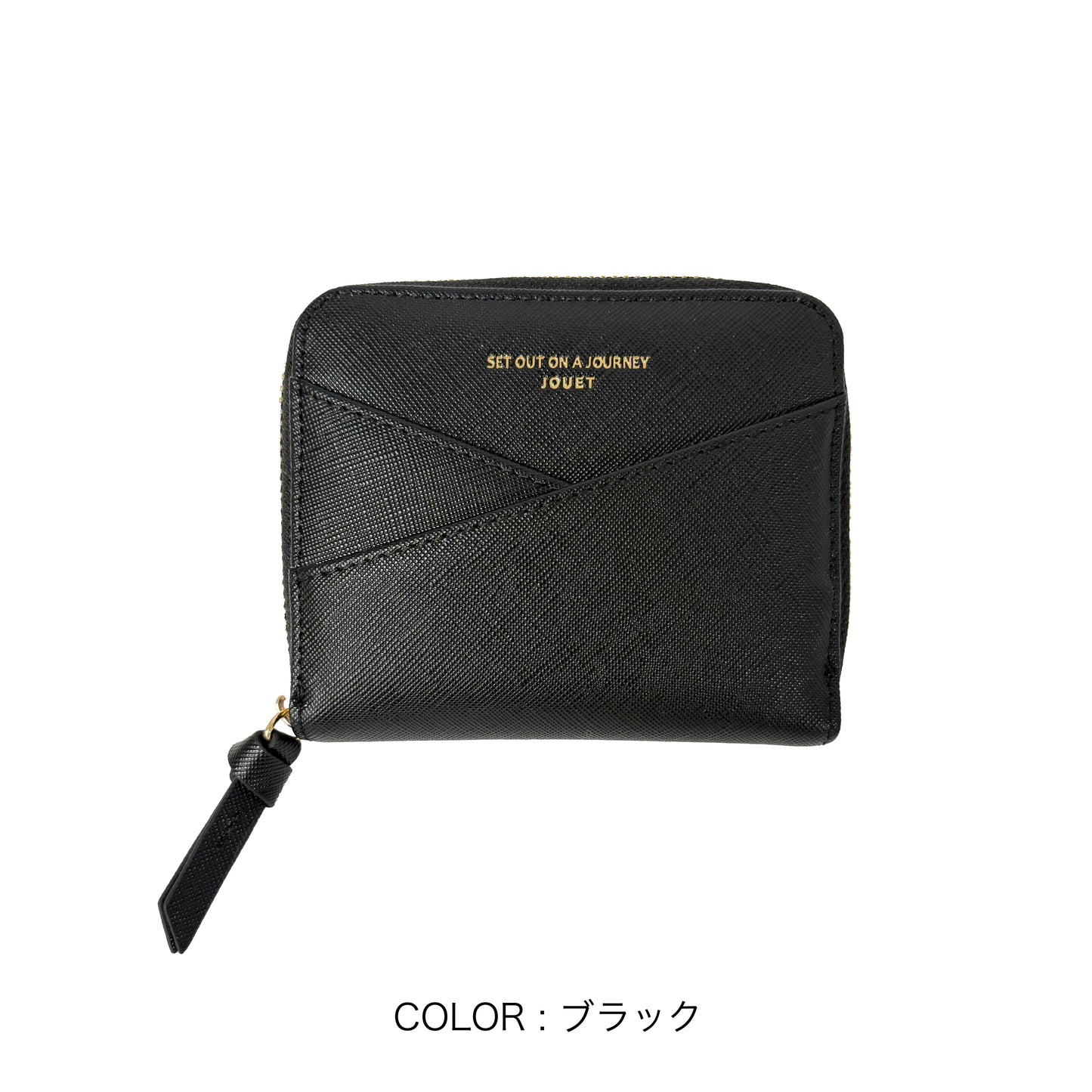 J7881 角シボラウンドファスナー財布