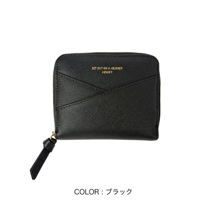 J7881 角シボラウンドファスナー財布