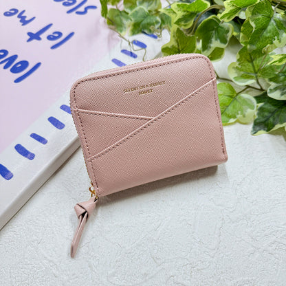 J7881 角シボラウンドファスナー財布